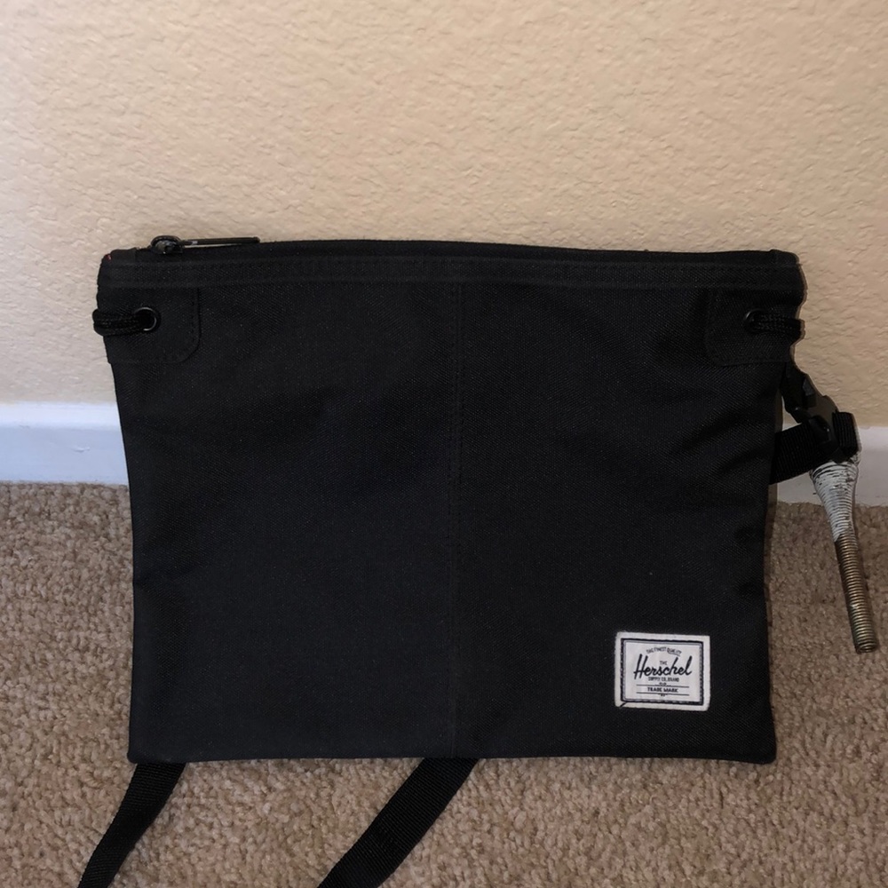 Herschel supply co side bag striped inside